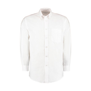 Kustom Kit Classic Fit Workwear Oxford Shirt - White - 2XL