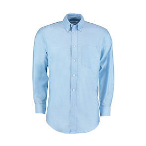 Kustom Kit Classic Fit Workwear Oxford Shirt - Blue - M