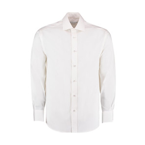 Kustom Kit Classic Fit Premium Cutaway Oxford Shirt - White - M