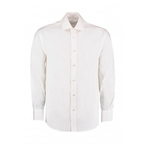Kustom Kit Classic Fit Premium Cutaway Oxford Shirt - White - M