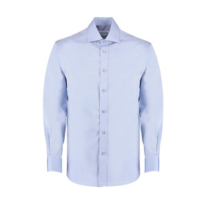 Kustom Kit Classic Fit Premium Cutaway Oxford Shirt - Blue - M