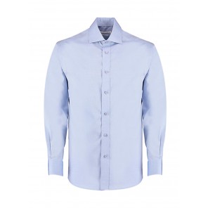 Kustom Kit Classic Fit Premium Cutaway Oxford Shirt - Light Blue - M
