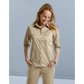 Russell Damen Roll 3/4 Arm Shirt