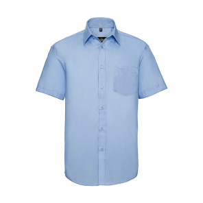 Russell Collection Men's Ultimate Non-iron Shirt - Light Blue - 3XL