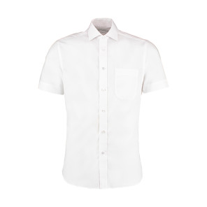 Kustom Kit Classic Fit Non Iron Shirt SSL - White - S