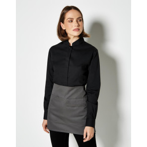 Bargear Damen Tailliertes Hemd mit Mandarin-Kragen