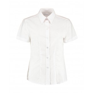 Kustom Kit Women's Tailored Fit Workwear Oxford Shirt SSL