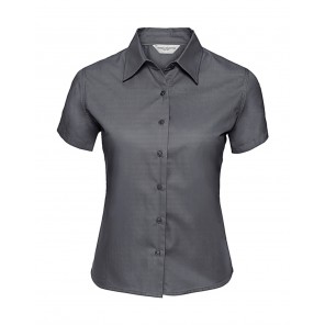 AUSLAUF Russell Damen Klassisches Twill-Hemd