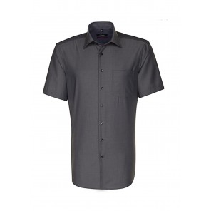 Seidensticker Seidensticker Regular Fit 1/2 Business Kent - Anthracite - 45