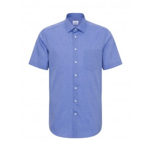 Seidensticker Seidensticker Regular Fit 1/2 Business Kent - Mid Blue - 45