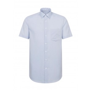 Seidensticker Seidensticker Regular Fit 1/2 Business Kent - Light Blue - 41