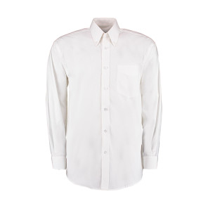 Kustom Kit Classic Fit Premium Oxford Shirt - White - XL