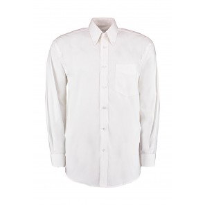 Kustom Kit Classic Fit Premium Oxford Shirt - White - XS