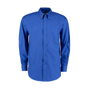 Kustom Kit Classic Fit Premium Oxford Shirt - Blue - XL