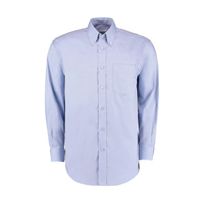 Kustom Kit Classic Fit Premium Oxford Shirt - Blue - XL