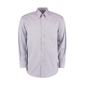 Kustom Kit Classic Fit Premium Oxford Shirt - Grey - XL