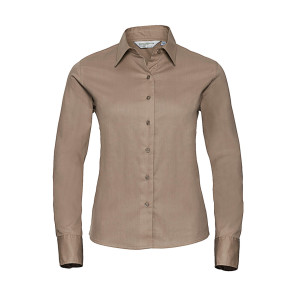 Auslauf Russell Damen Klassisches Twill Hemd LS Auslauf