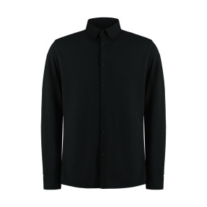 Kustom Kit Tailored Fit Superwash® 60º Pique Shirt - Black - XL