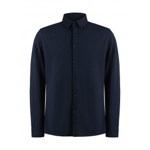 Kustom Kit Tailored Fit Superwash® 60º Pique Shirt - Navy - S