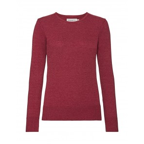 Russell Collection Ladies' Crew Neck Knitted Pullover