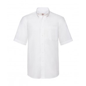Fruit of the Loom Oxford Shirt - White - L