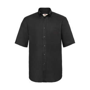 Fruit of the Loom Oxford Shirt - Black - S