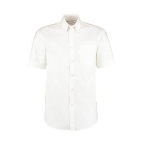 Kustom Kit Classic Fit Premium Oxford Shirt SSL - White - 2XL