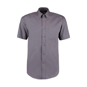 Kustom Kit Classic Fit Premium Oxford Shirt SSL - Navy Blue - M
