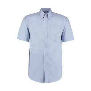 Kustom Kit Classic Fit Premium Oxford Shirt SSL - Blue - S