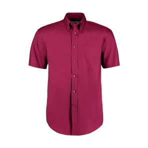 Kustom Kit Classic Fit Premium Oxford Shirt SSL - Red - S