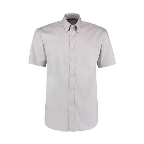 Kustom Kit Classic Fit Premium Oxford Shirt SSL - Grey - M