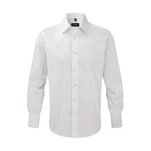 Russell Körperbetontes Stretch-Hemd LA White - Größe XL