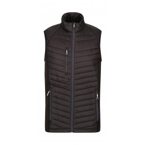 Regatta Professional Men's Navigate Hybrid Bodwarmer - Black/Seal Grey - S