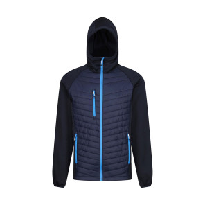 Regatta Professional Men’s Navigate Hybrid Hooded Jacket - Blue - 3XL