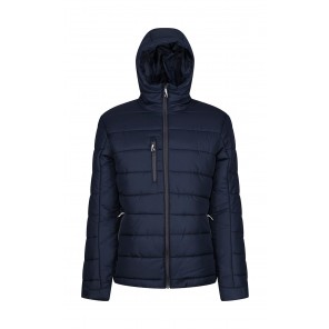 Regatta Professional Men’s Navigate Thermal Hooded Jacket - Navy/Seal Grey - S