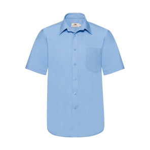 Fruit of the Loom Poplin Shirt - Blue - S