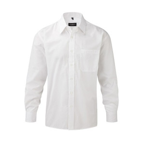Russell Popelin Hemd LA White - Größe 2XL
