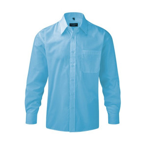 Russell Popelin Hemd LA Turquoise - Größe 2XL