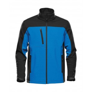 Stormtech Men's Cascades Softshell - Azure/Black - 3XL