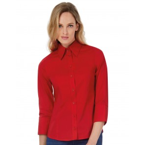 B&C Milano/women Popelin Shirt 3/4 sleeves