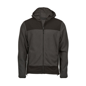 Tee Jays Mountain Hooded Fleece - Black - L