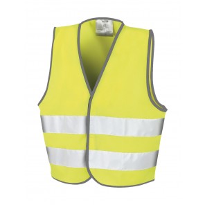 Result Safe-Guard Junior Hi-Vis Safety Vest - Fluorescent Yellow - L(10-12)