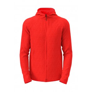 Stedman Lux Hooded Knit Fleece Jacket for men - Scarlet Red Heather - L