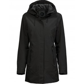 Tee Jays Womens All Weather Parka - Black - 2XL