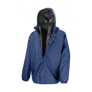 Result Core 3-in-1 Jacket with quilted Bodywarmer - Navy - XS