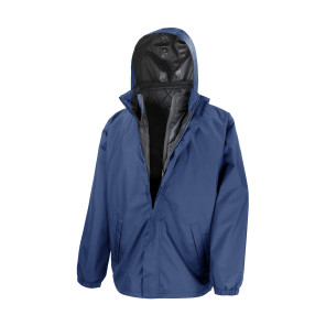 Result Core 3-in-1 Jacket with quilted Bodywarmer - Navy Blue - 3XL