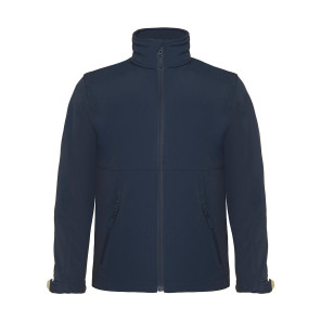 B&C Outerwear Hooded Softshell/kids - Navy Blue - 116