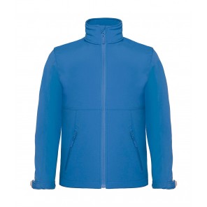 B&C Outerwear Hooded Softshell/kids - Azur Blue - 9/10(134/140)