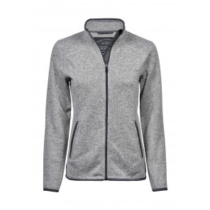 Tee Jays Ladies' Outdoor Fleece Jacket - Grey Melange - 2XL