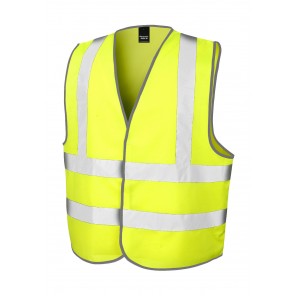 Result Safe-Guard Hi-Vis Motorway Vest - Fluorescent Yellow - 2XL/3XL